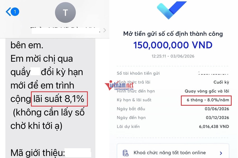 Lãi suất ngân hàng 5/6/2026: Thực tế vượt 8% mỗi năm dù niêm yết chỉ 7%