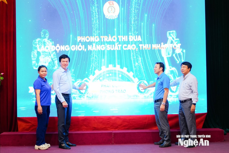 Nghệ An hưởng ứng Lễ phát động phong trào thi đua 'Lao động giỏi, năng suất cao, thu nhập tốt'