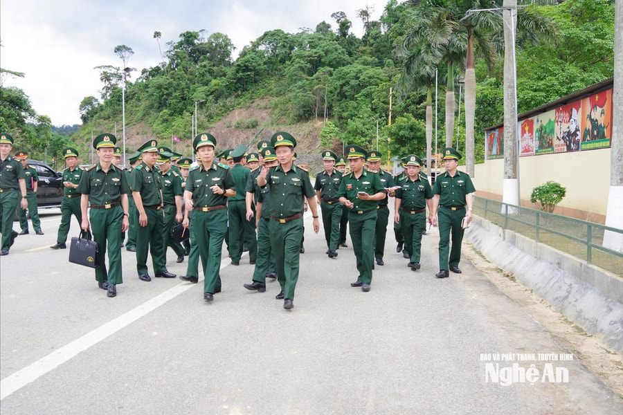 Bộ Tư lệnh BĐBP kiểm tra công tác chuẩn bị Chương trình Giao lưu hữu nghị Quốc phòng biên giới Việt Nam - Lào