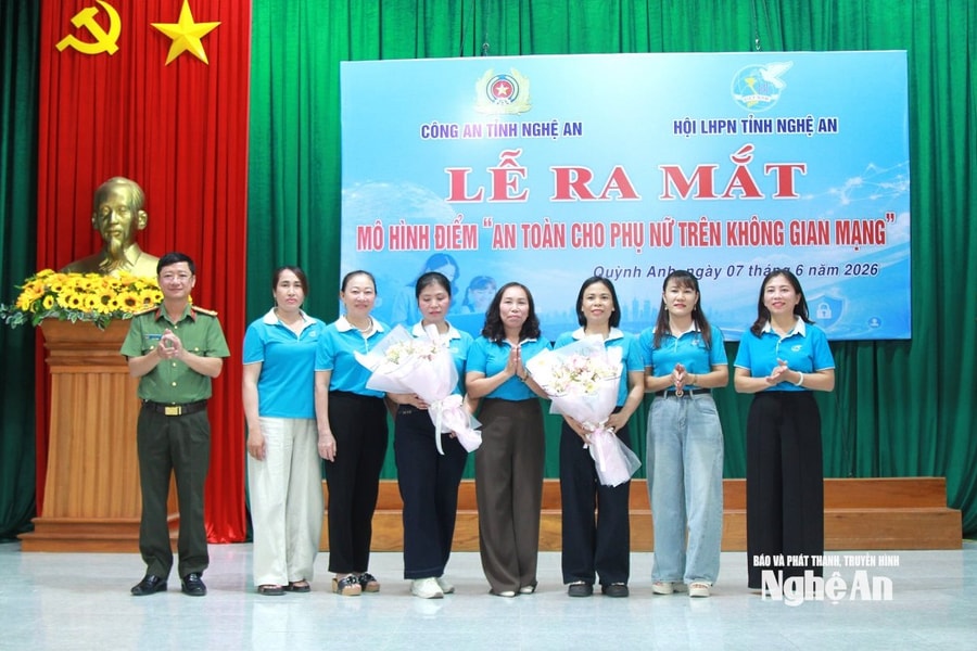 Nghệ An: Ra mắt mô hình điểm “An toàn cho phụ nữ trên không gian mạng”