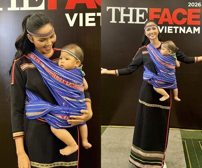 Sao Việt 24h: H'Hen Niê địu con kiểu Ê Đê, Đỗ Thị Hà hé lộ quan hệ với mẹ chồng