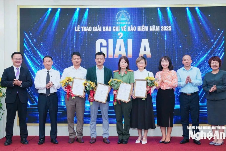 Báo và phát thanh, truyền hình Nghệ An đoạt giải A Báo chí về Bảo hiểm năm 2025