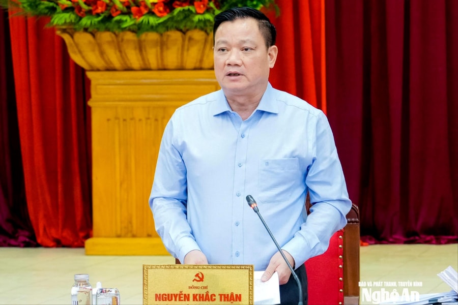 Ban Thường vụ Tỉnh ủy Nghệ An họp bàn một số nội dung theo thẩm quyền