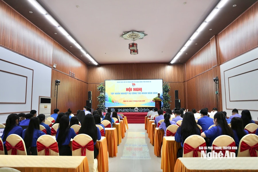 Đoàn Các cơ quan Đảng tỉnh Nghệ An tập huấn nghiệp vụ công tác Đoàn năm 2026