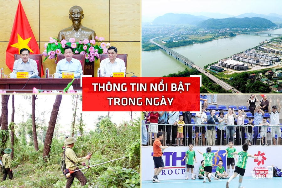 Nghệ An: Thông tin nổi bật ngày 13/6