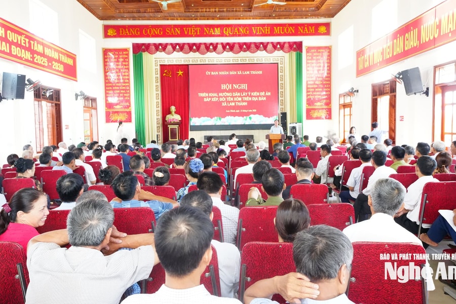 Nghệ An: Dân chủ, công khai lấy ý kiến Nhân dân trước khi sắp xếp khối, xóm, thôn, bản