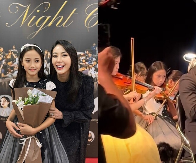 Ái nữ nhà Hà Kiều Anh và Hương Giang gây ấn tượng mạnh khi biểu diễn cùng dàn nhạc giao hưởng