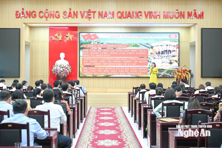 Khai mạc Hội thi Báo cáo viên, tuyên truyền viên giỏi tỉnh năm 2026, cụm thi số 4
