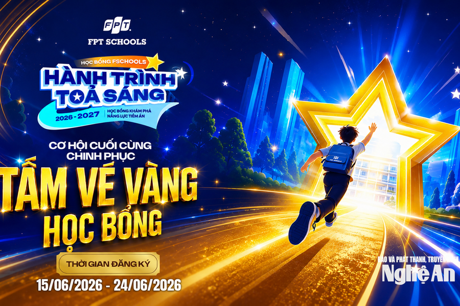Cơ hội cuối cùng chinh phục 'Tấm vé Vàng' học bổng FSchools - Hành trình tỏa sáng tại FPT School Vinh