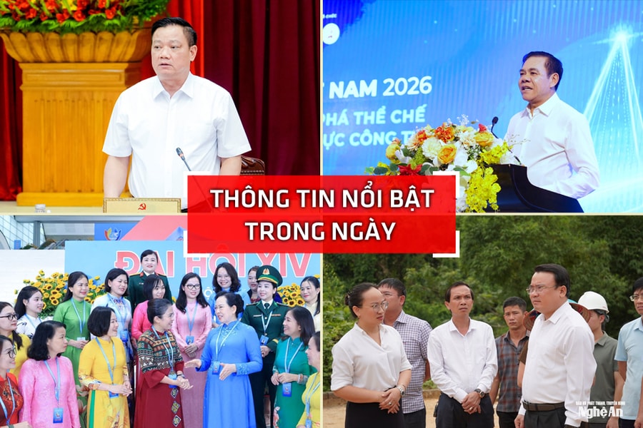 Nghệ An: Thông tin nổi bật ngày 18/6