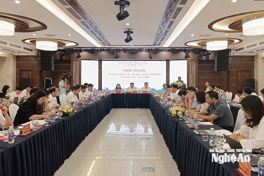 Cụm thi đua số 2, Ban Tổ chức Trung ương sơ kết 6 tháng đầu năm 2026