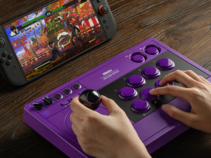 8BitDo Arcade Stick ra mắt phiên bản màu Tím: Làm mới thiết kế kinh điển và hỗ trợ Nintendo Switch 2