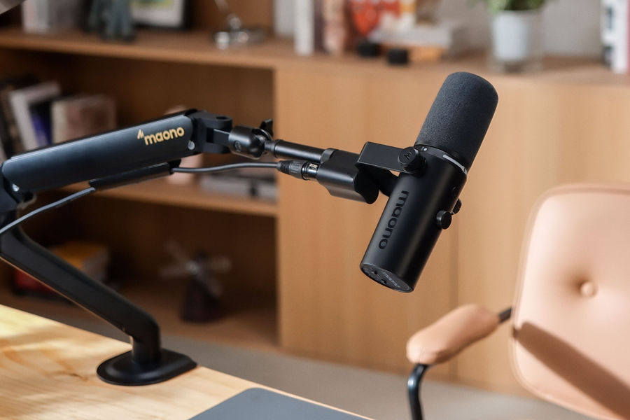 Maono PD500W: Microphone hybrid đột phá với công nghệ 32-bit float và hỗ trợ AI