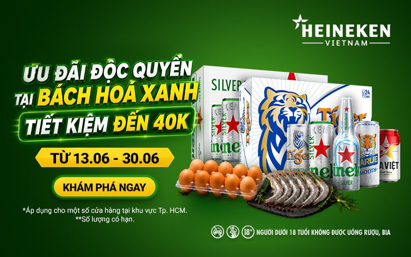 Cách mua bia nhận quà tặng và tiết kiệm đến 40.000 đồng tại TP.HCM