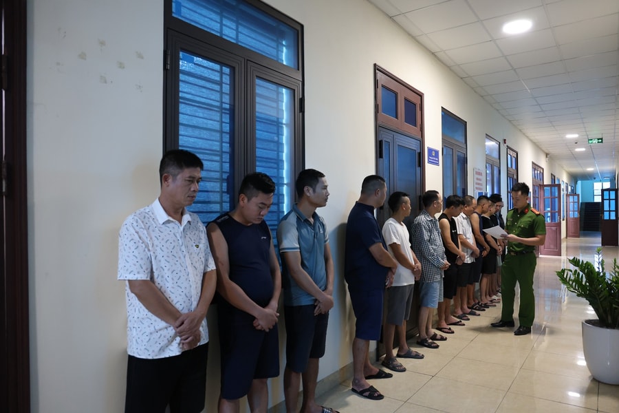 Công an tỉnh Ninh Bình triệt phá ổ nhóm đánh bạc tại xã Rạng Đông