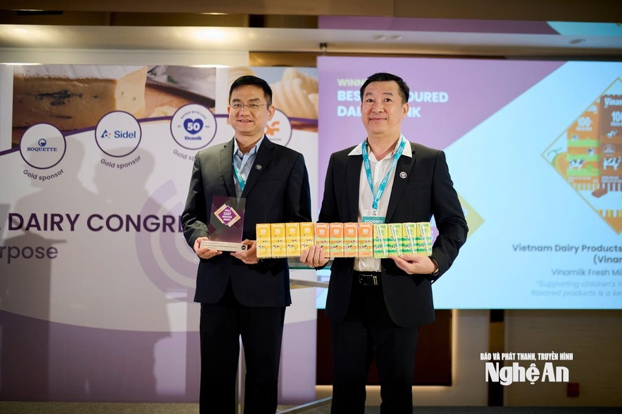 Vinamilk giành 5 giải thưởng tại Hội nghị sữa toàn cầu 2026