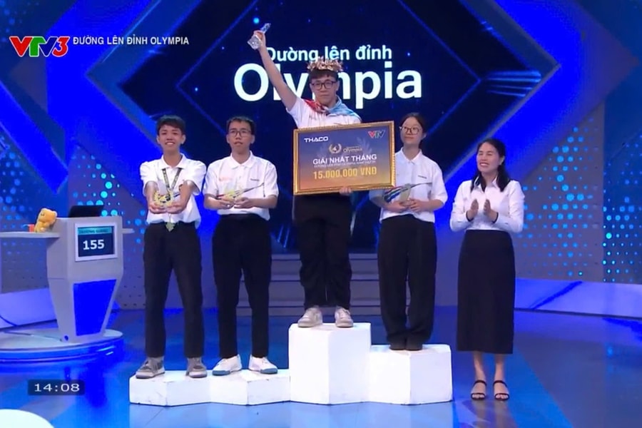Lê Nguyễn Nam Sơn giành vòng nguyệt quế Olympia tháng 2 Quý III với phong độ thuyết phục