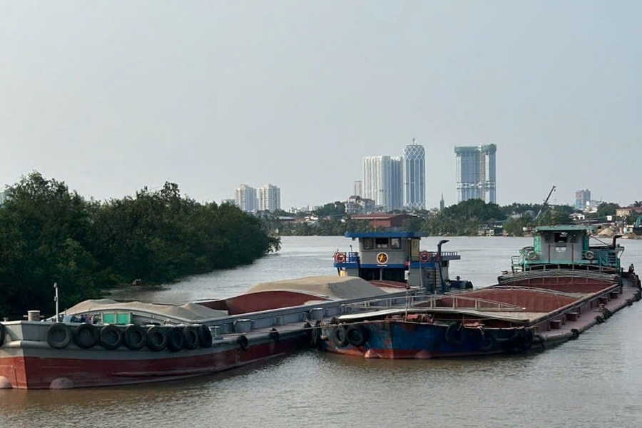 Hải Phòng xử phạt 187,5 triệu đồng các phương tiện chở cát không rõ nguồn gốc