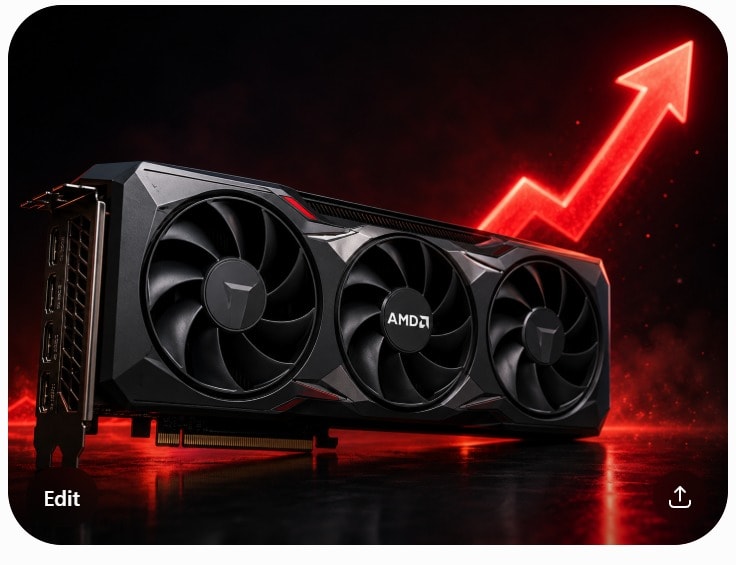 Giá card đồ họa AMD sắp tăng mạnh: Người dùng chịu ảnh hưởng từ cơn sốt AI