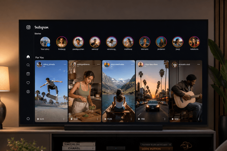 Instagram đổ bộ Samsung Smart TV: Bước đi chiến lược chiếm lĩnh màn hình lớn