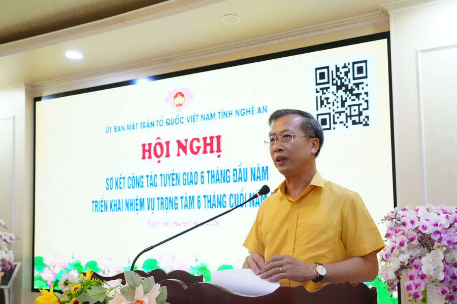 Đẩy mạnh chuyển đổi số trong công tác tuyên truyền của hệ thống MTTQ Việt Nam tỉnh Nghệ An