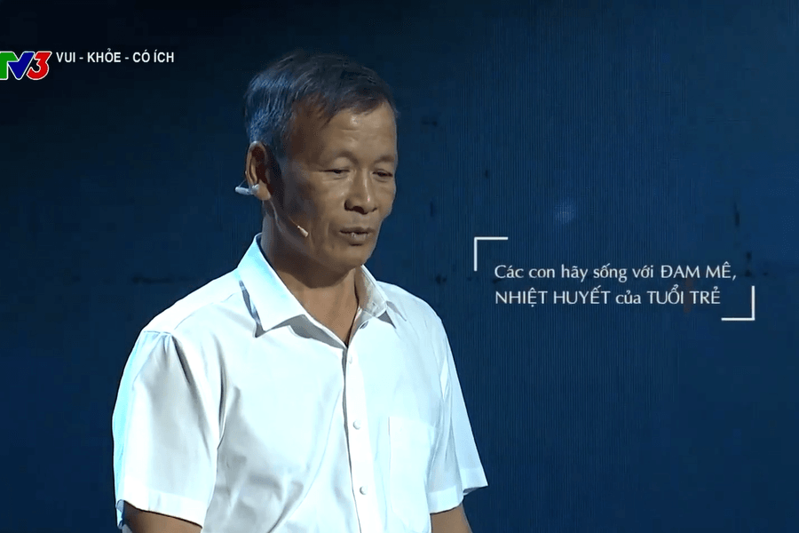 Diễn viên Trang Emma bật khóc xin lỗi bố trên sóng truyền hình VTV3