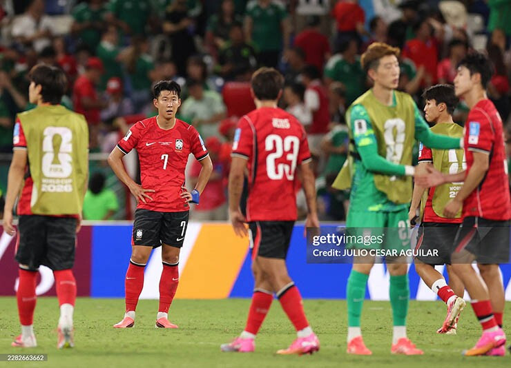 World Cup 2026: Hàn Quốc đứng trước bờ vực bị loại sau thất bại trước Nam Phi