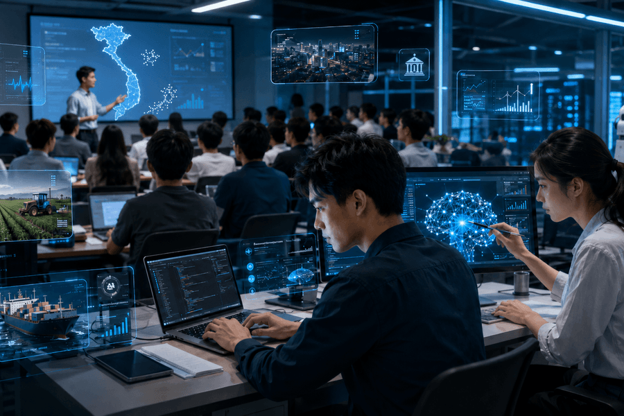 Đào tạo nhân lực AI tại Việt Nam: Chuyển dịch từ lý thuyết sang giải quyết bài toán thực tế