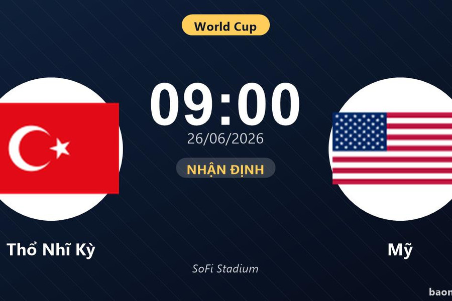 Trực tiếp Thổ Nhĩ Kỳ vs Mỹ: Nhận định, đội hình dự kiến