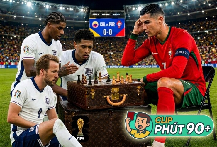 Bồ Đào Nha thoát hiểm nhờ VAR: Ronaldo gây thất vọng và kỷ lục lịch sử của tuyển Anh