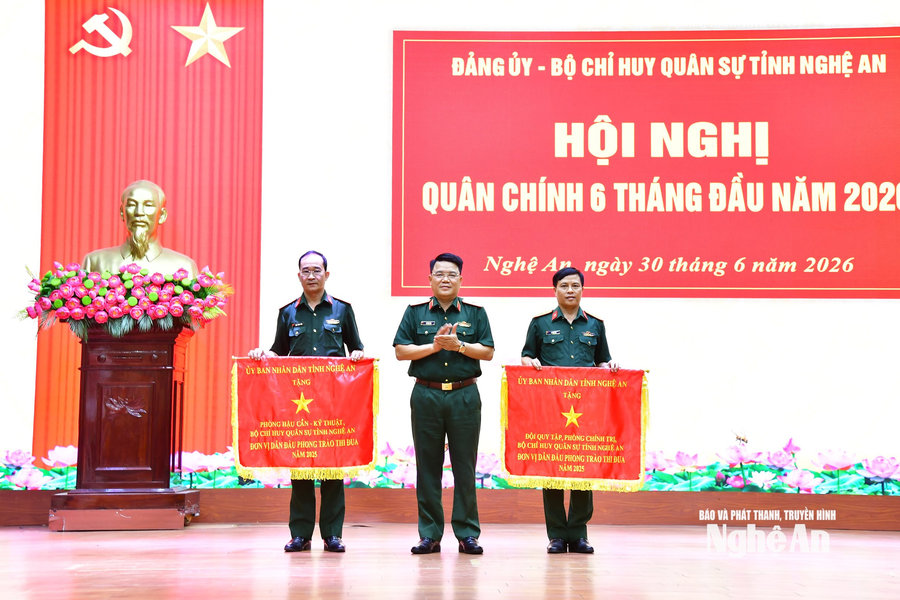 Bộ Chỉ huy Quân sự tỉnh triển khai nhiệm vụ 6 tháng cuối năm 2026