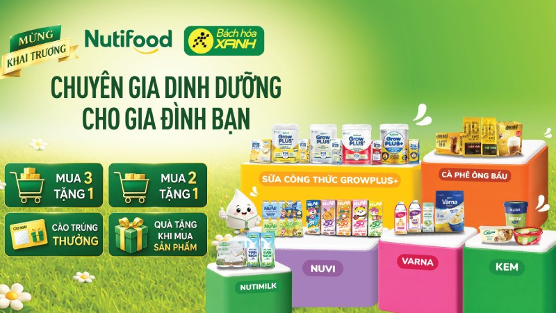 Cách săn quà gia dụng và xe điện khi mua sữa Nutifood tại TP.HCM tháng 7 năm 2026