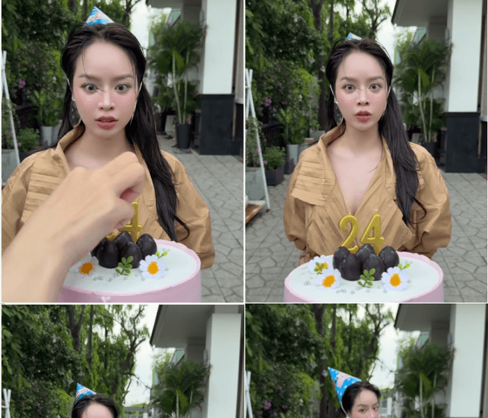Hoa hậu Thanh Thủy gây chú ý với màn 'chạy trốn' tuổi 24 trong ngày sinh nhật