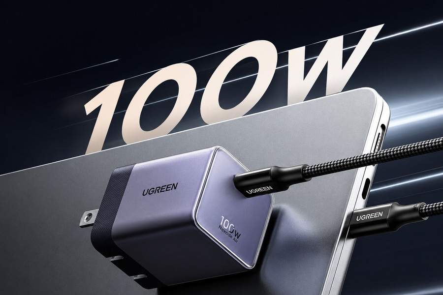 Ugreen Nexode Air 100W: Sức mạnh sạc nhanh ẩn mình trong lớp vỏ siêu nhỏ gọn