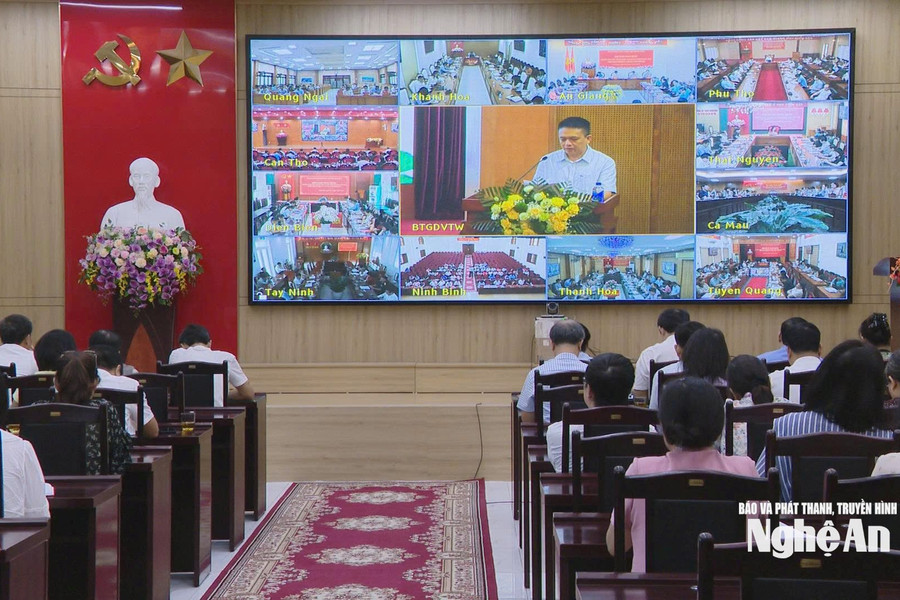 Hội nghị trực tuyến toàn quốc sơ kết công tác tuyên giáo và dân vận 6 tháng đầu năm, triển khai nhiệm vụ 6 tháng cuối năm 2026