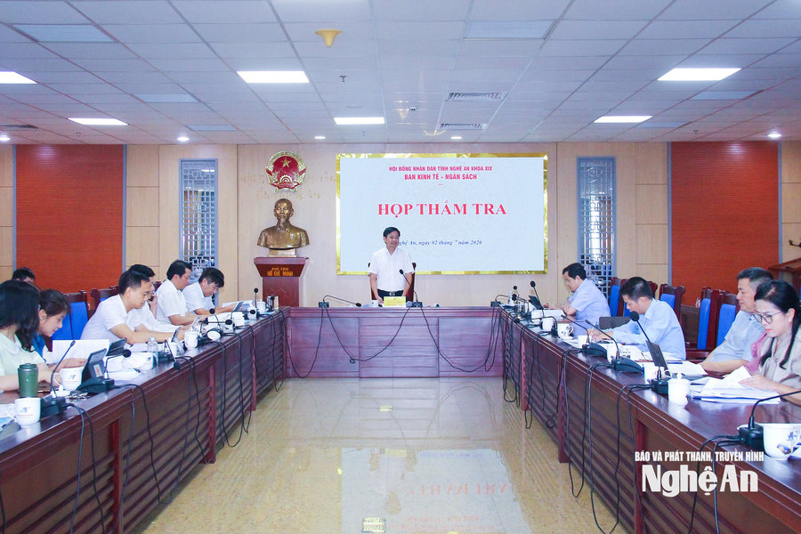 Ban Kinh tế - Ngân sách HĐND tỉnh thẩm tra 9 nội dung trình Kỳ họp thường lệ giữa năm 2026