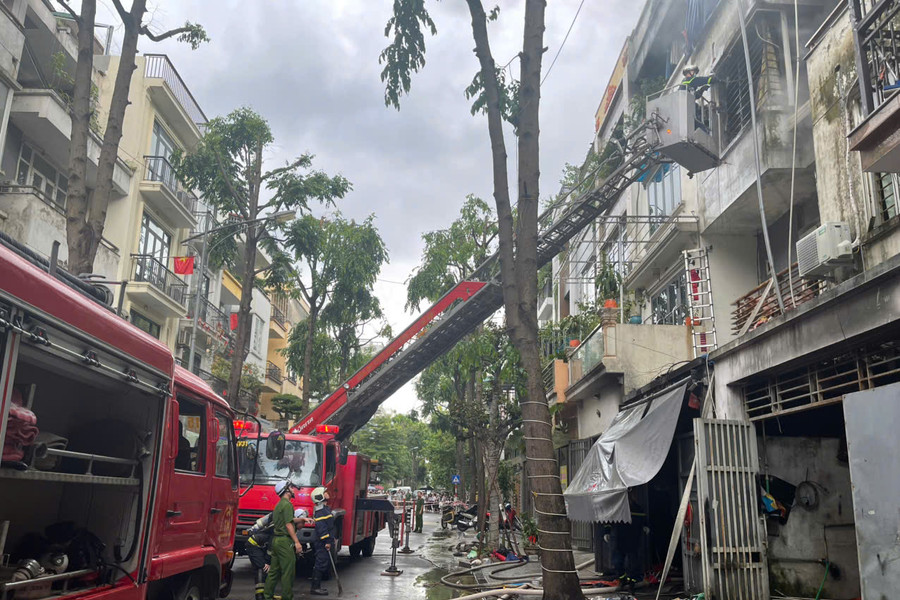 Vụ cháy tại khu đô thị Văn Phú Phường Kiến Hưng TP.Hà Nội khiến 2 người tử vong