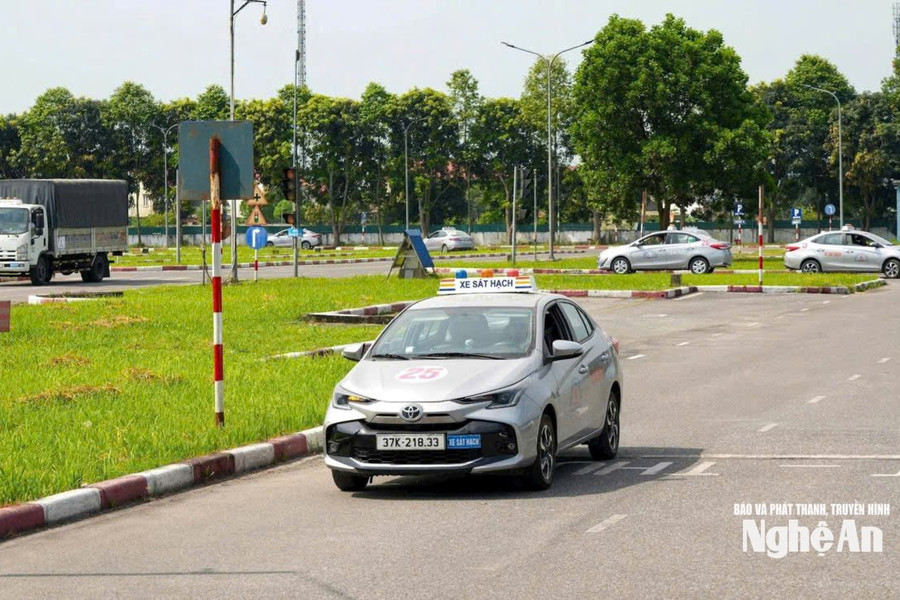 Nghệ An: Hơn 180.000 học viên được sát hạch lái xe trong 1 năm