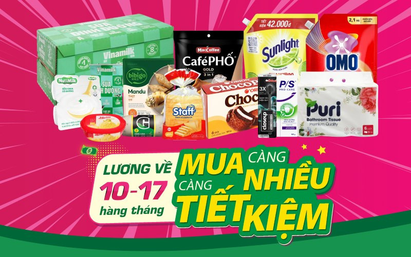 Mẹo săn sale Ngày Lương Về tại Bách hóa XANH giúp tiết kiệm chi phí sinh hoạt