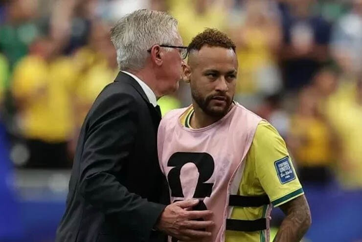Neymar sẵn sàng đá chính tại vòng 1/8 World Cup: Thông điệp đanh thép từ Carlo Ancelotti