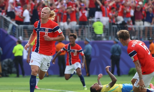 Erling Haaland lập cú đúp giúp Na Uy đánh bại Brazil 2-1 tại World Cup 2026