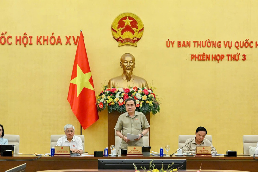 Phiên họp thứ 4 của Ủy ban Thường vụ Quốc hội khai mạc sáng 8/7