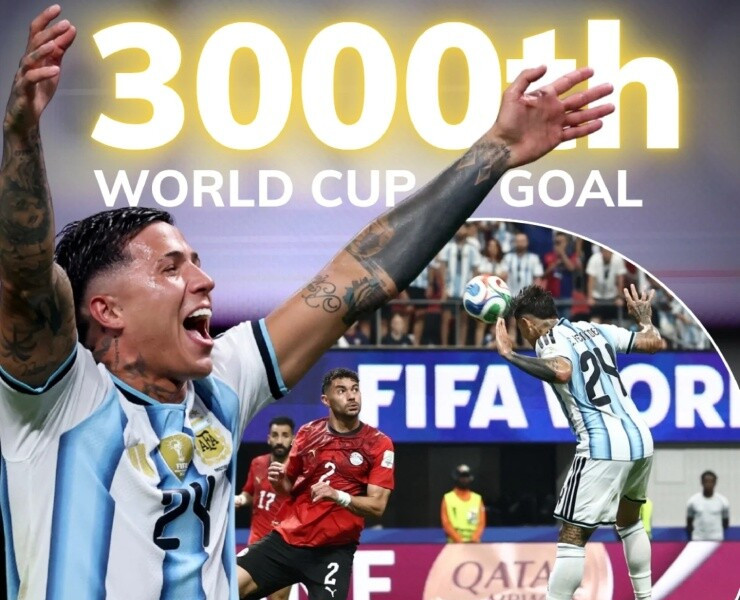 Argentina ngược dòng nghẹt thở 3-2 trước Ai Cập: Enzo Fernandez lập kỳ tích bàn thắng thứ 3000