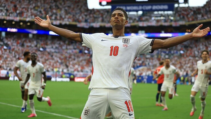 Bellingham lập cú đúp giúp Anh ngược dòng hạ Na Uy, san bằng kỷ lục của Pele tại World Cup
