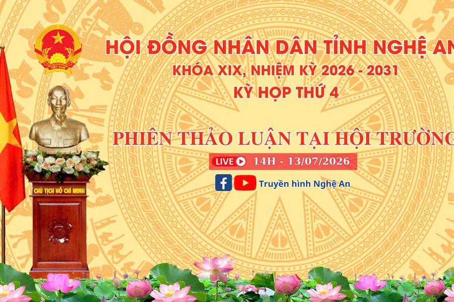 [🔴Trực tiếp] Phiên thảo luận tại hội trường - Kỳ họp thứ 4 - HĐND tỉnh khoá XIX, nhiệm kỳ 2026-2031