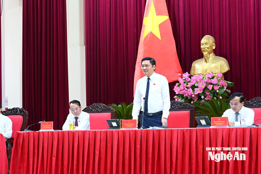 HĐND tỉnh Nghệ An hoàn thành chương trình thảo luận, thống nhất nhiều giải pháp phát triển 6 tháng cuối năm