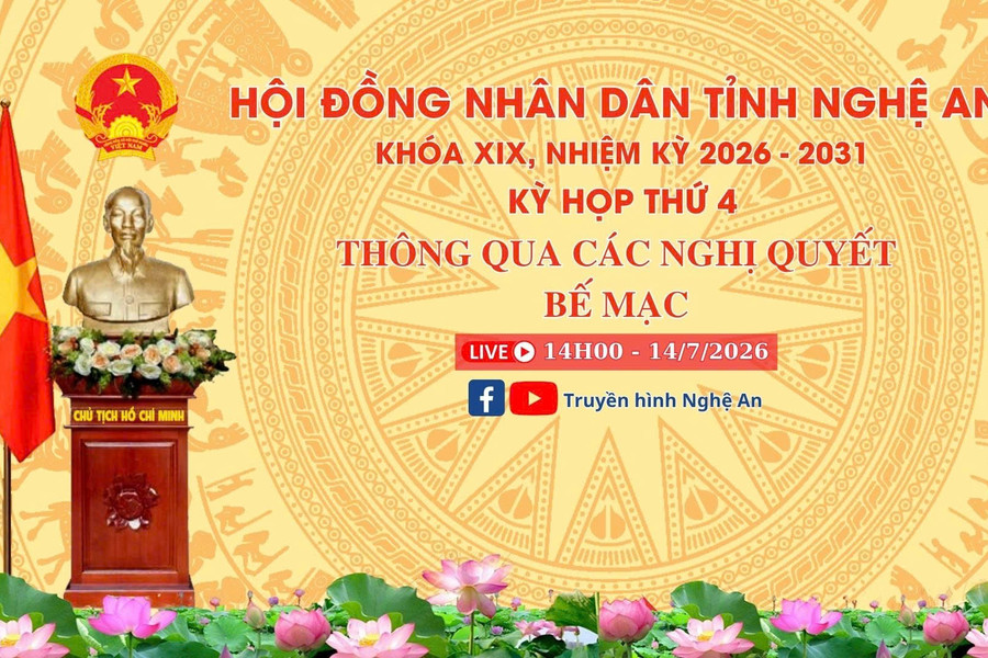 [🔴Trực tiếp] Kỳ họp thứ 4 - HĐND tỉnh Nghệ An Khóa XIX thông qua các Nghị quyết