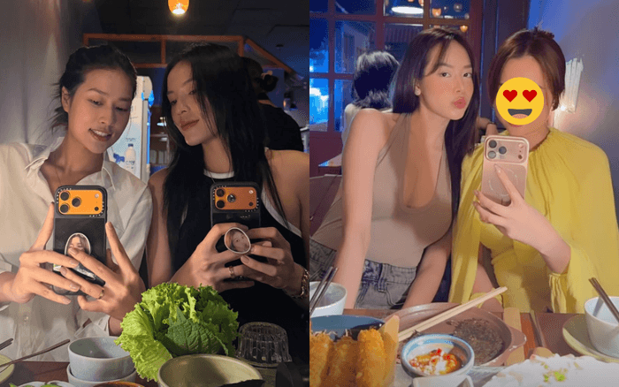 Kỳ Duyên và Thiên Ân hội ngộ Hoa hậu Thanh Thủy trong buổi gặp gỡ thân mật