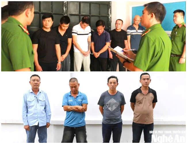 Công an Nghệ An triệt phá 2 nhóm cá độ bóng đá xuyên địa bàn, bắt 13 đối tượng