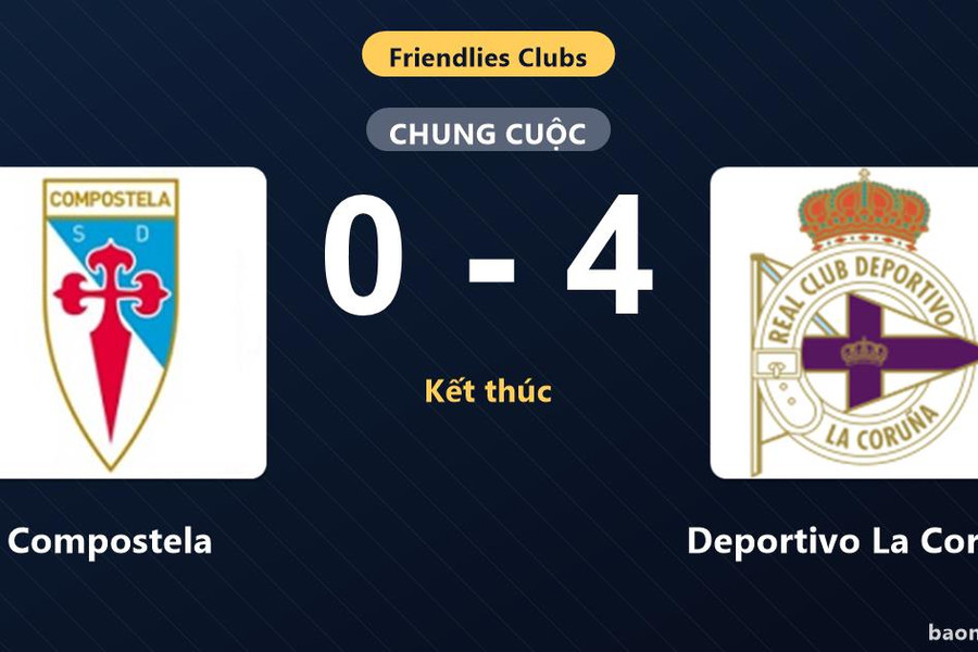 Deportivo La Coruna thắng đậm, Compostela nhận thất bại nặng nề